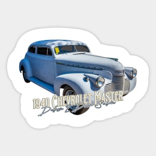 1940 Chevrolet Master Deluxe 2 Door Sedan Sticker